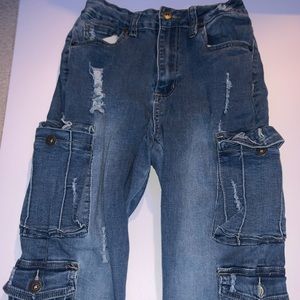 RedFox Cargo blue jeans